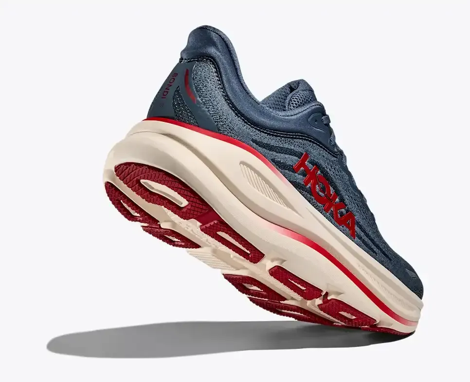 HOKA Bondi 9 Thunder Cloud Vermillion