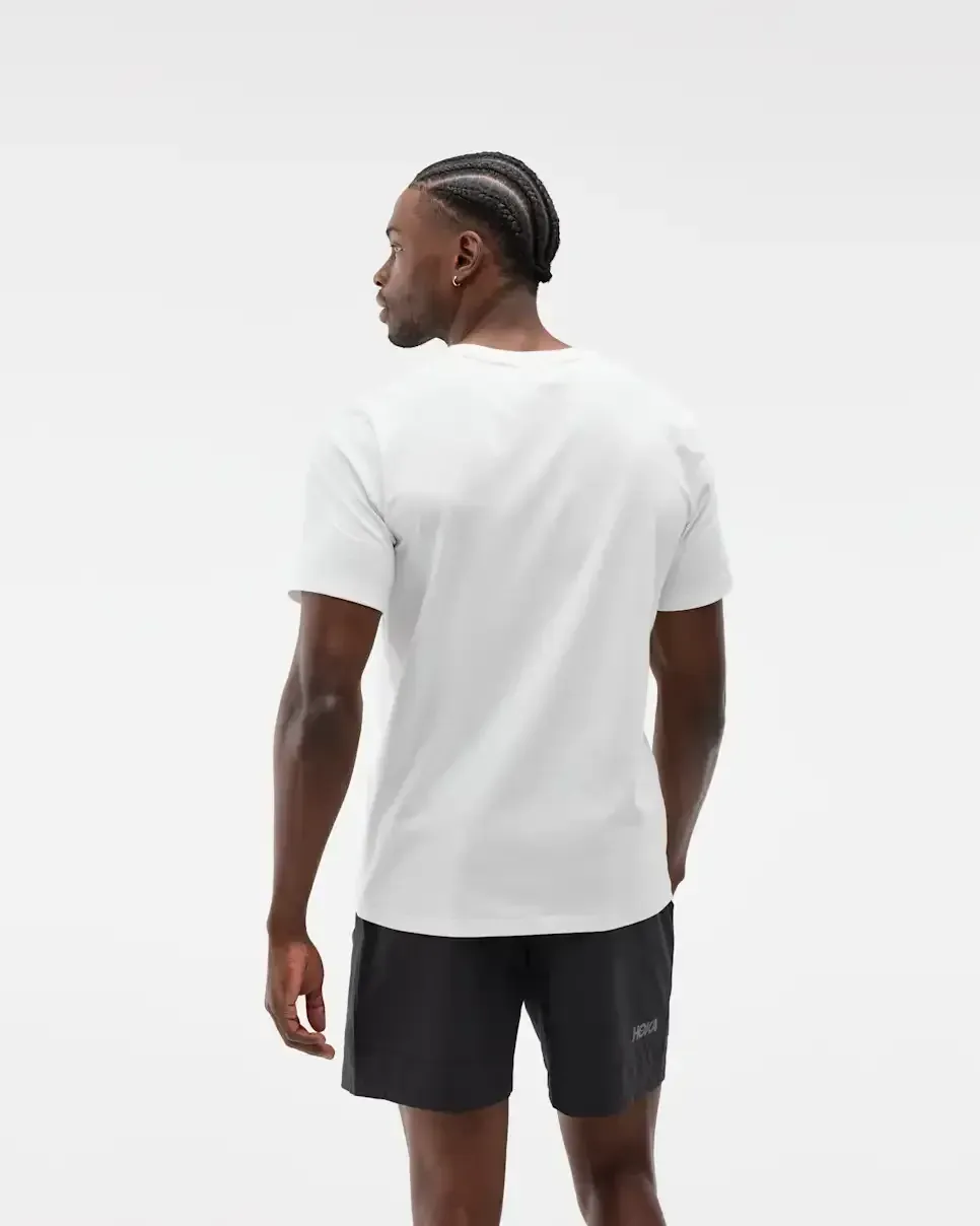 HOKA Core Logo Graphic Tee White
