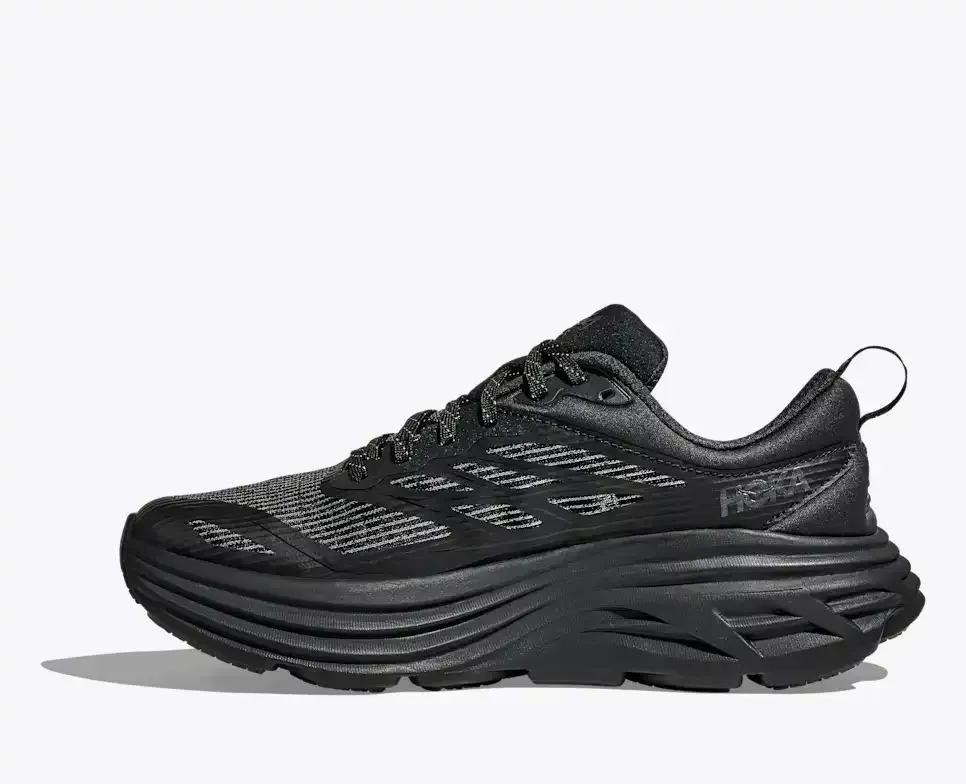 HOKA Stealth/Tech Bondi 8 Caged Black