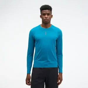 HOKA EveryRun Long Sleeve Night Glow Blue