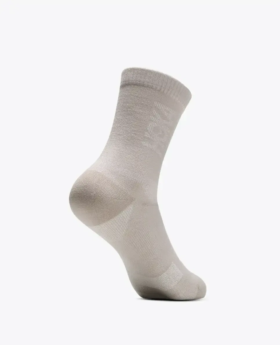 HOKA Merino Crew Sock River Rock Grey