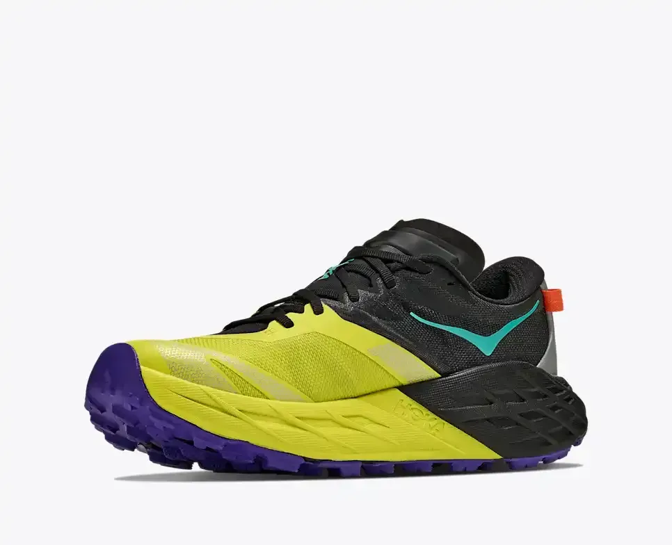 HOKA Speedgoat 7 Black Hoka Citrus