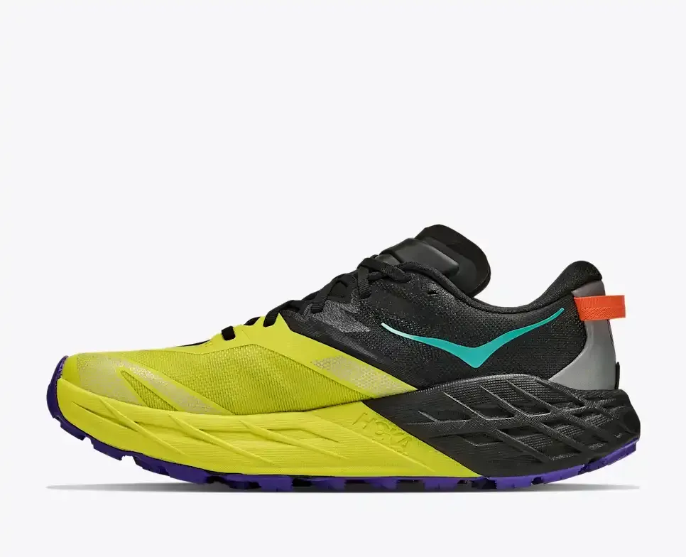 HOKA Speedgoat 7 Black Hoka Citrus
