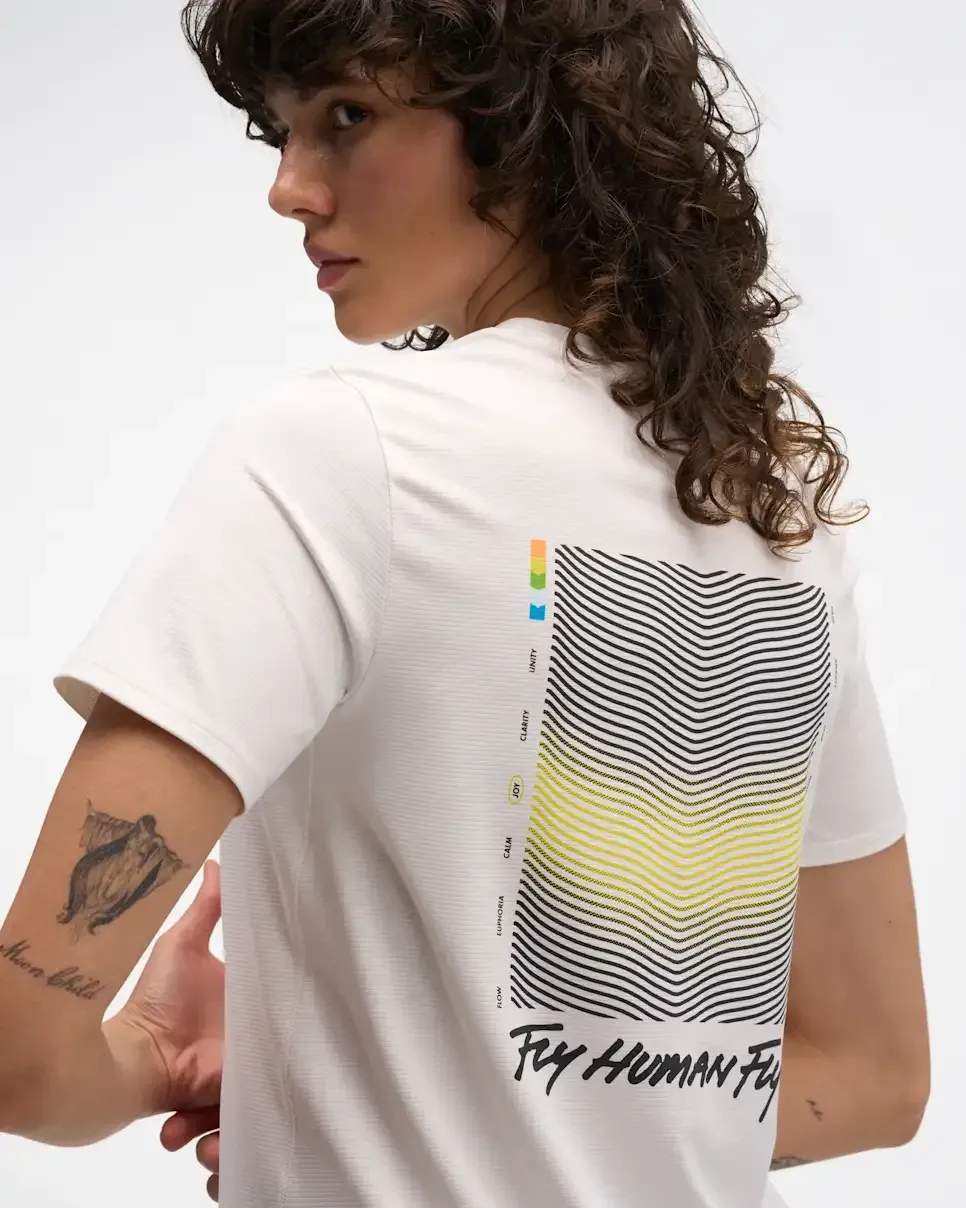 HOKA EveryRun Short Sleeve White Multi (Women's)